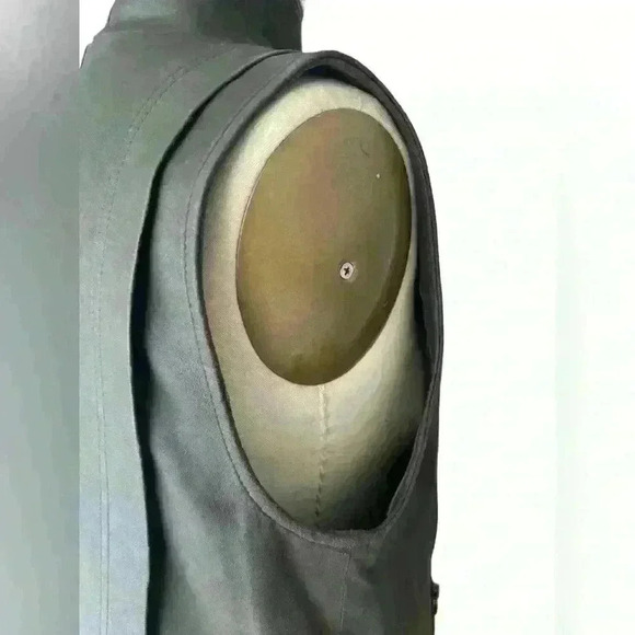 Vince Brown  Leather Vest, Size M - Picture 10 of 12